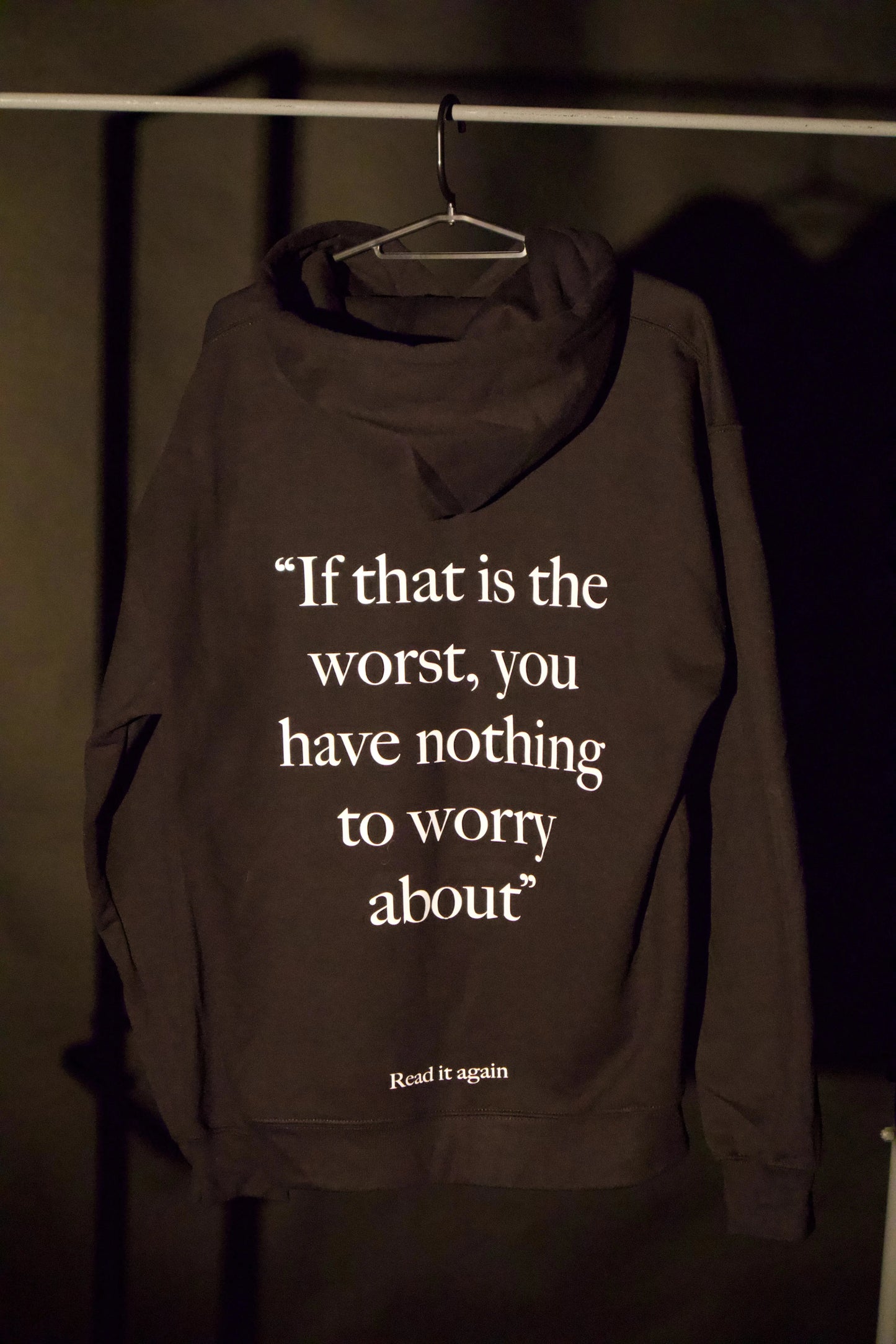 No worries - Black hoodie Mijn winkel